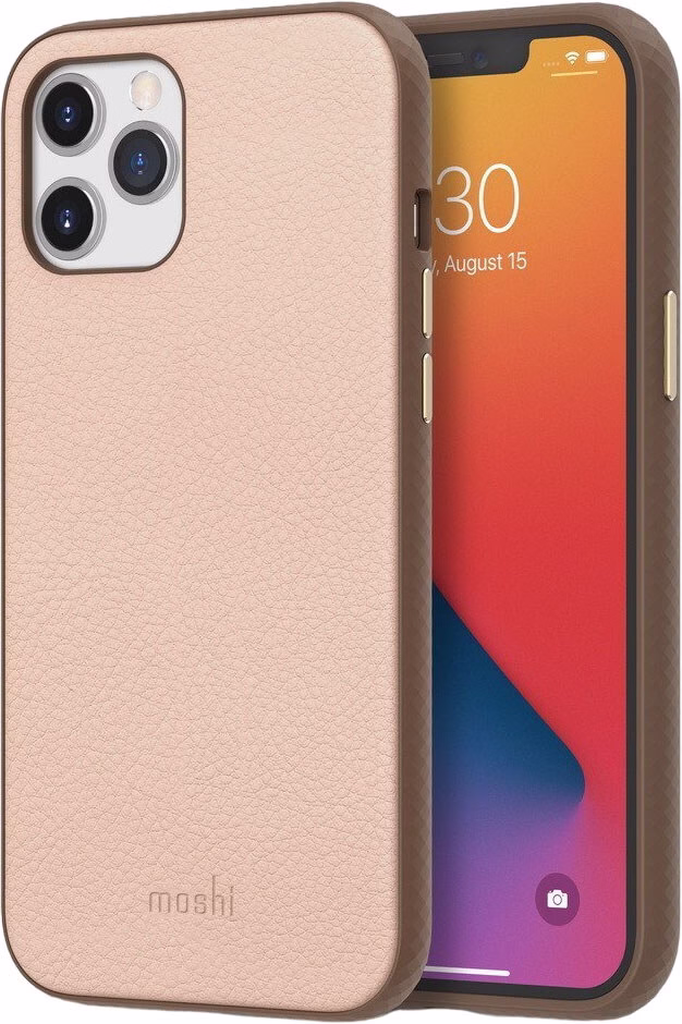 Чохол-книжка Moshi Overture Premium Wallet Case Luna Pink для iPhone 12/12 Pro