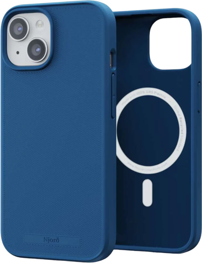 Чохол-накладка Njord 100% GRS MagSafe Case Blue для iPhone 15