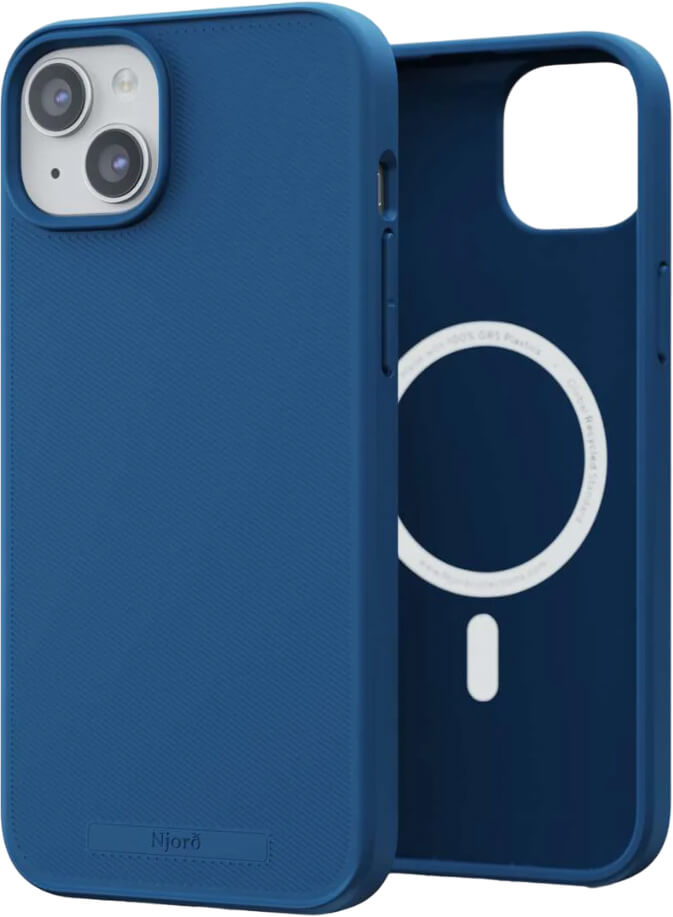 Чохол-накладка Njord 100% GRS MagSafe Case Blue для iPhone 15 Plus
