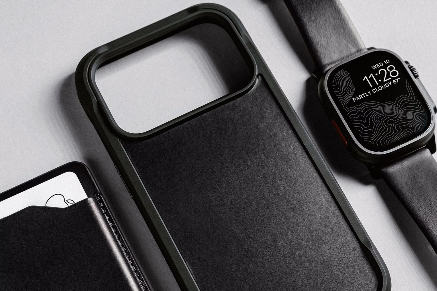 Шкіряний чохол Nomad Rugged Horween Black для iPhone 17 Pro Max - 6