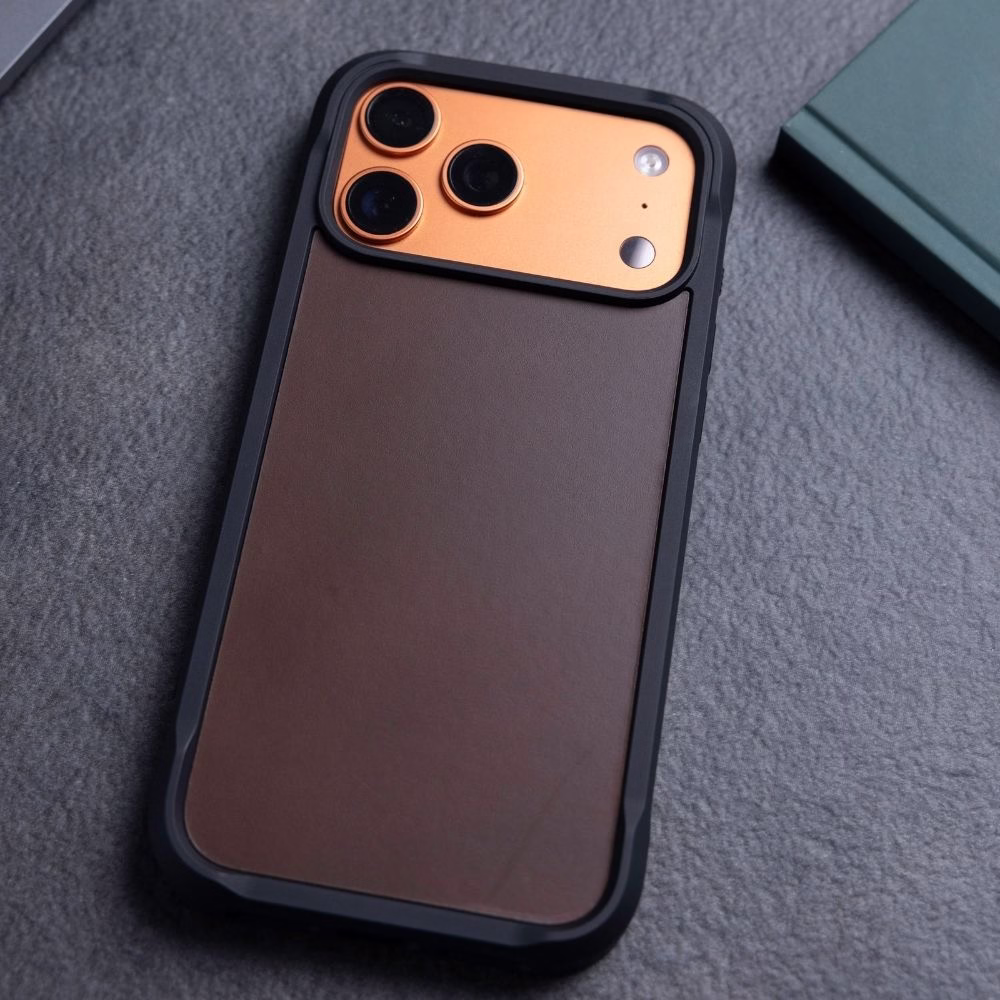 Шкіряний чохол Nomad Rugged Horween Rustic Brown для iPhone 17 Pro - 2