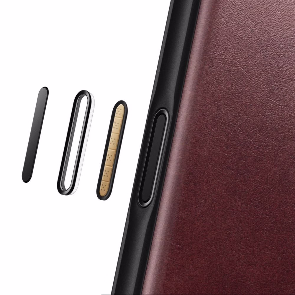 Кожаный чехол Nomad Modern Horween Burgundy для iPhone 17 Pro - 6