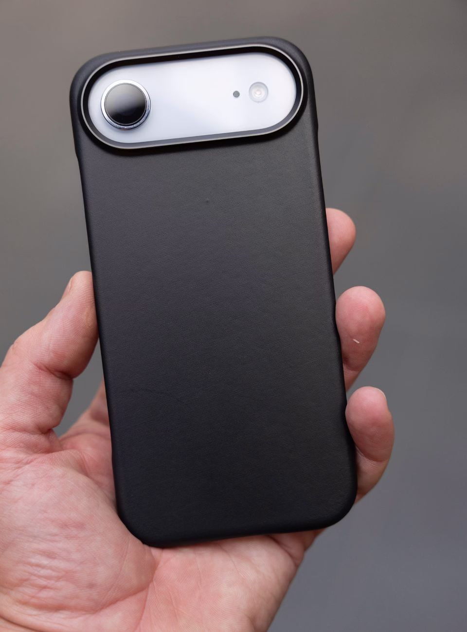 Шкіряний чохол Nomad Traditional Horween Black для iPhone Air - 3