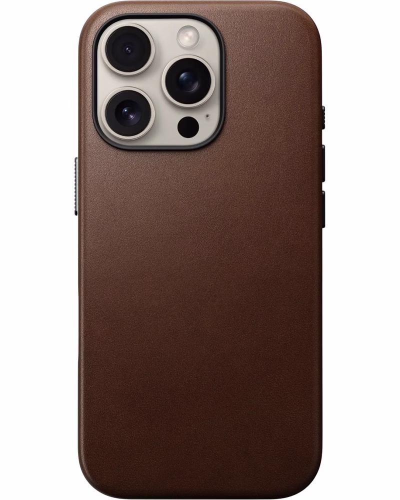 Шкіряний чохол Nomad Traditional Brown для iPhone 16 Pro (NM01392385)