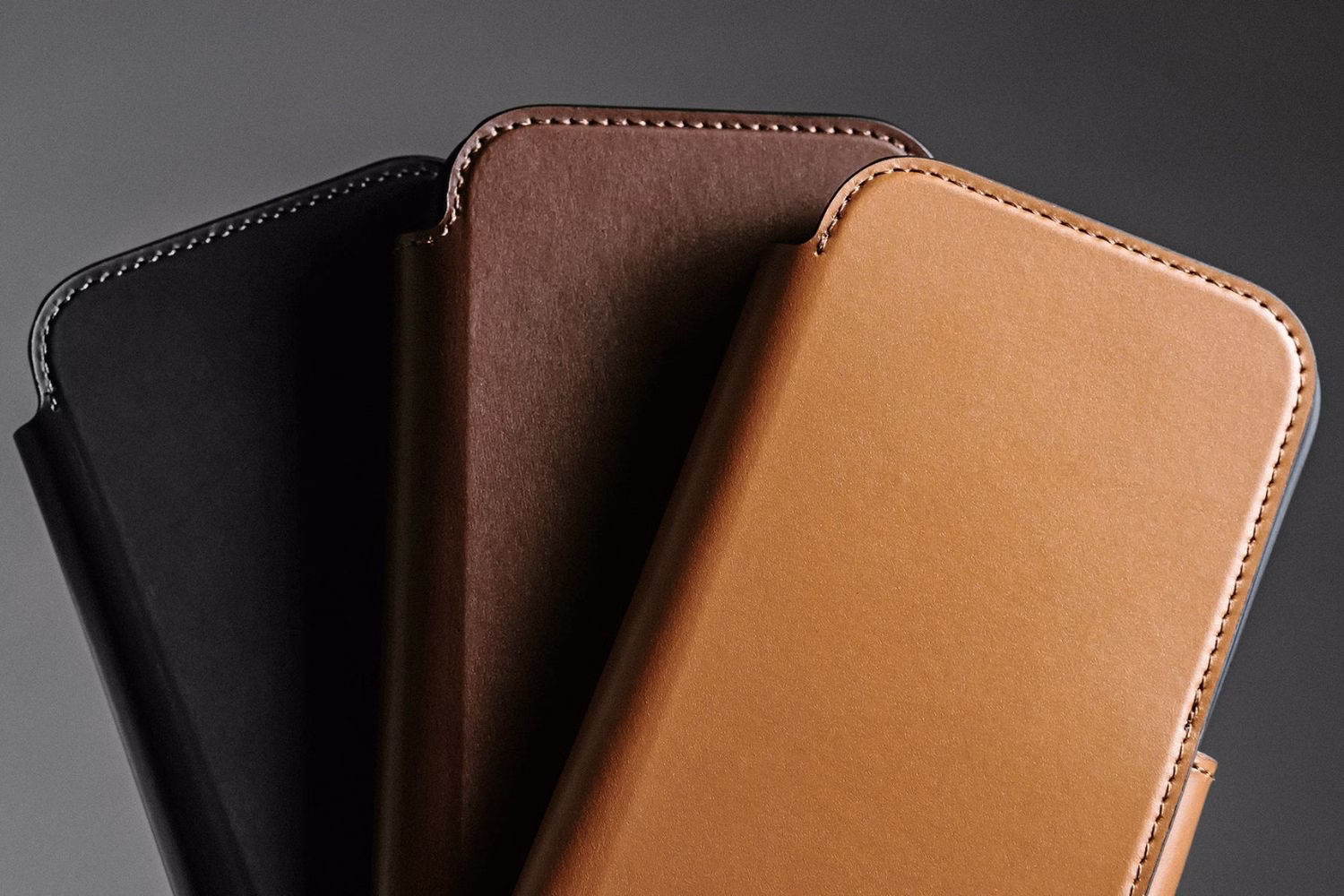 Шкіряний чохол-книжка Nomad Modern Folio Black для iPhone 17 Pro Max - 3