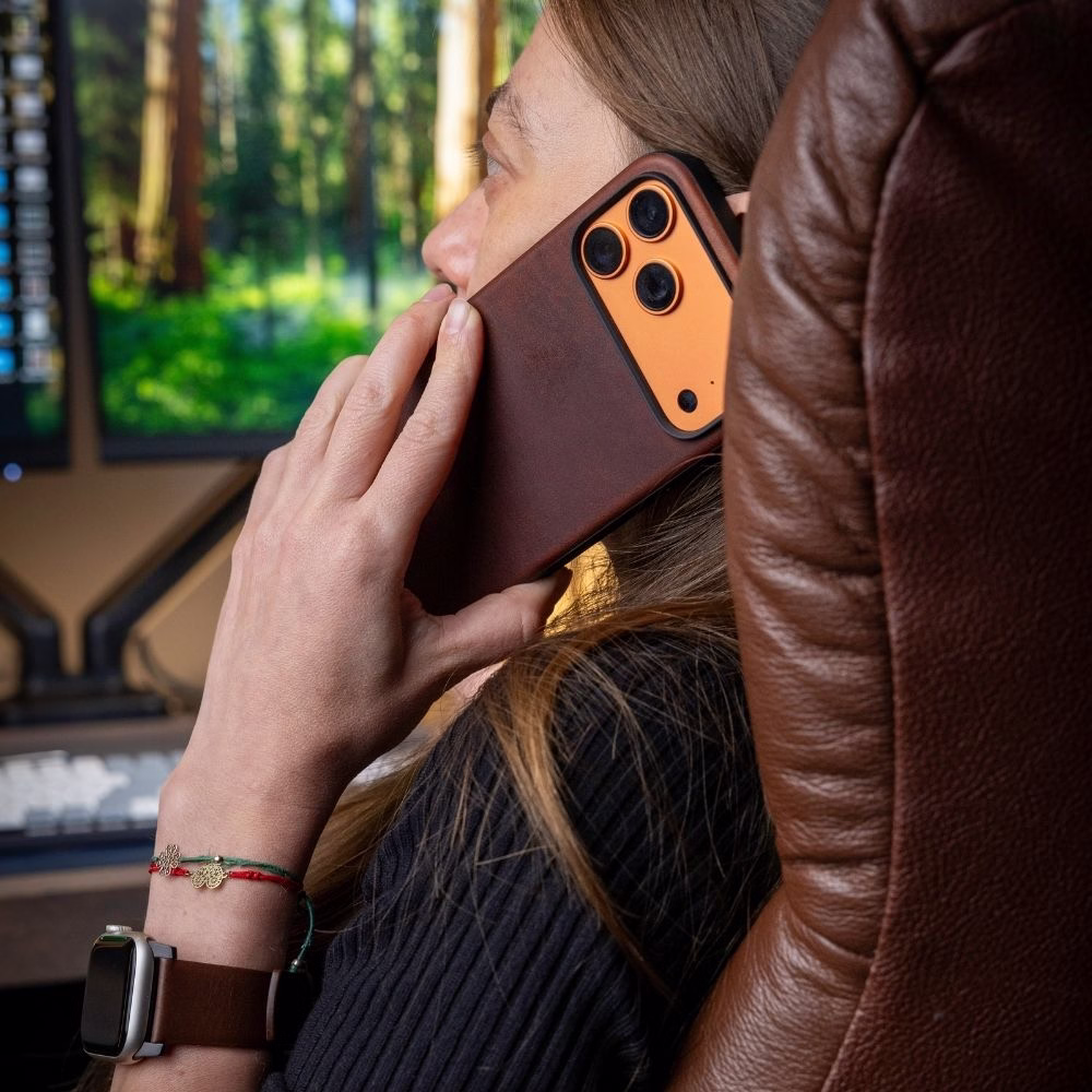 Шкіряний чохол Nomad Modern Horween Olde Dublin для iPhone 17 Pro Max - 2