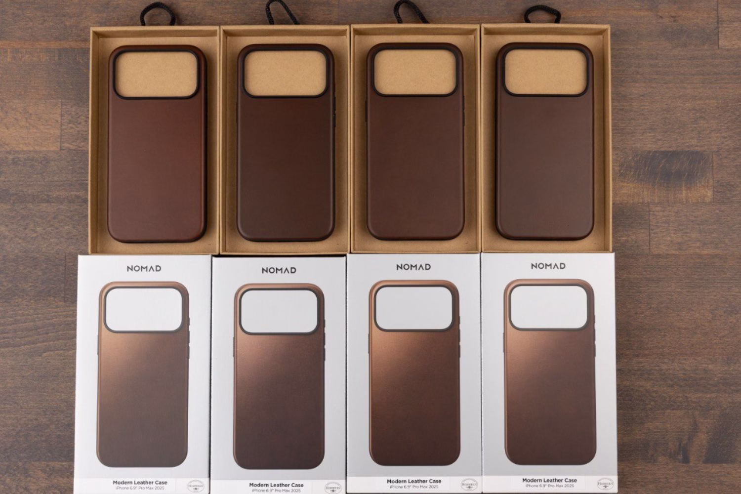 Шкіряний чохол Nomad Modern Horween Rustic Brown для iPhone 17 Pro Max - 4
