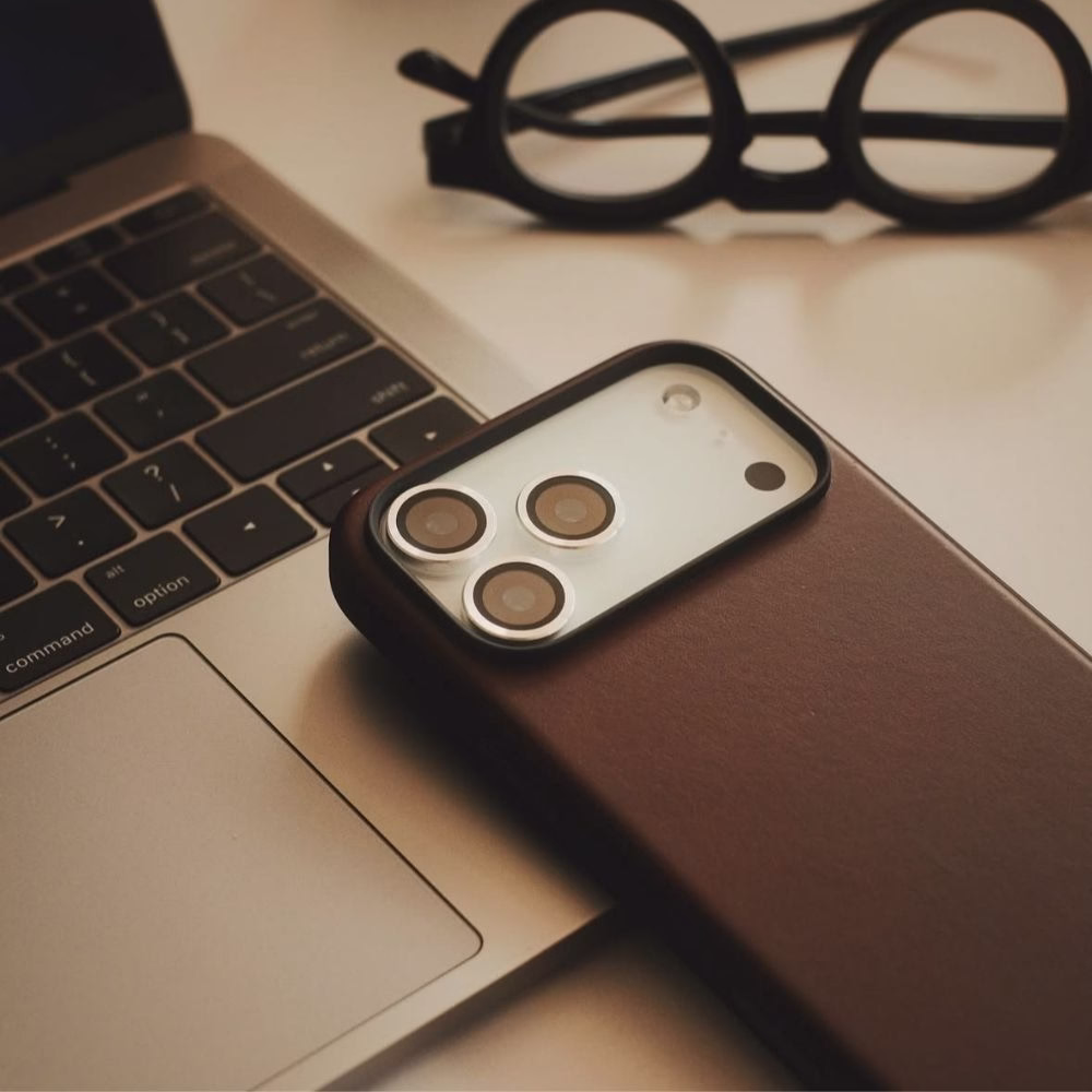 Шкіряний чохол Nomad Modern Horween Rustic Brown для iPhone 17 Pro Max - 6