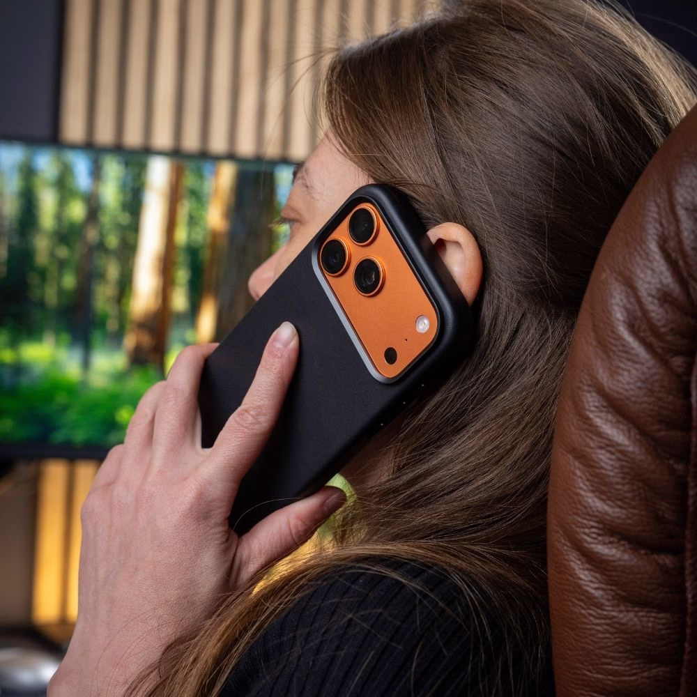 Шкіряний чохол Nomad Modern Black для iPhone 17 Pro - 2