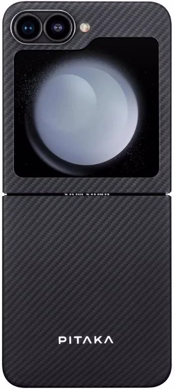 Чохол Pitaka MagEZ Case 5 Twill Black/Grey for Samsung Galaxy Z Flip 6 (FBFLIP6)
