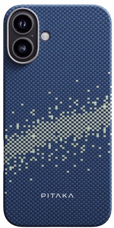 Чехол Pitaka Tactile Woven Case StarPeak Milky Way Galaxy for iPhone 16 (KI1601MYG)