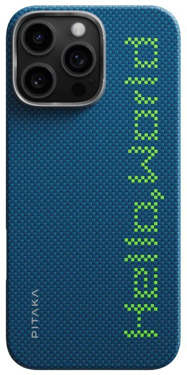 Чохол Pitaka Tactile Woven Hello World для iPhone 16 Pro Max