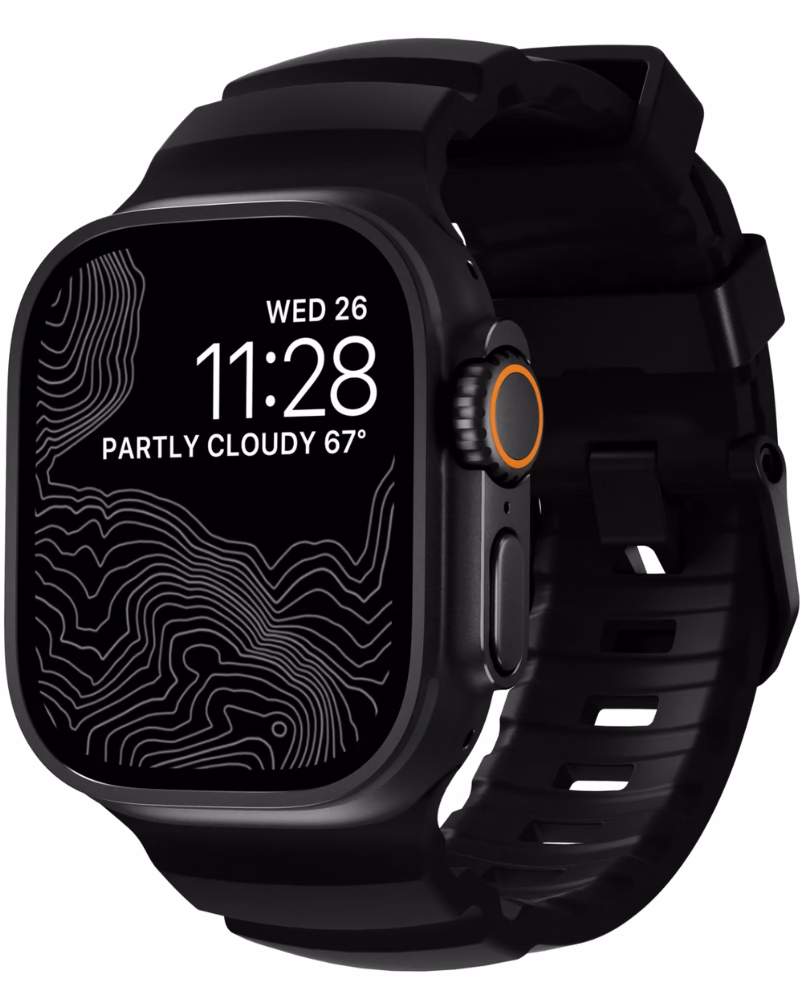 Ремінець Nomad Rocky Point Band Carbon Black для Apple Watch 46mm/49mm