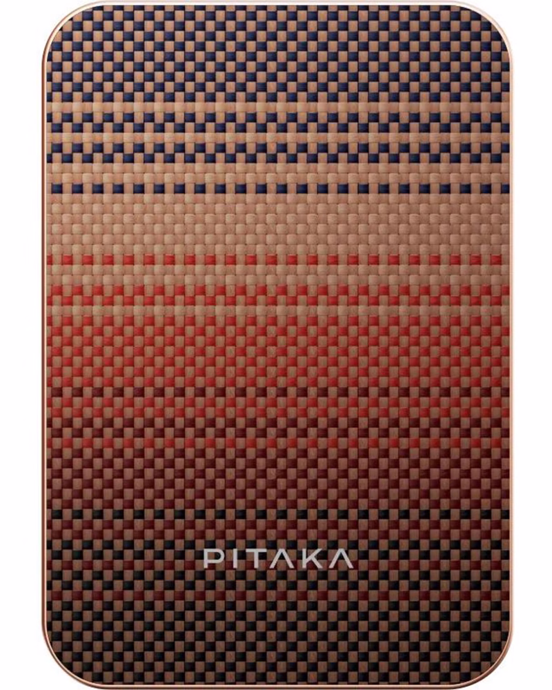 Портативна батарея Pitaka Aramid Qi2 5000mAh Sunset