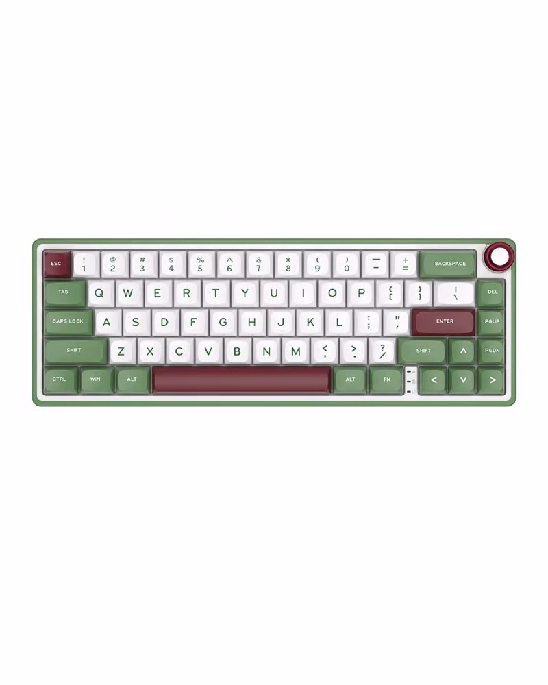 Клавиатура Royal Kludge R65 Wired UA\RU\ENG Cherry Profile (Chartreuse Switch) Green Sand (RK-R65UARUENG-CHP-CS-GS)
