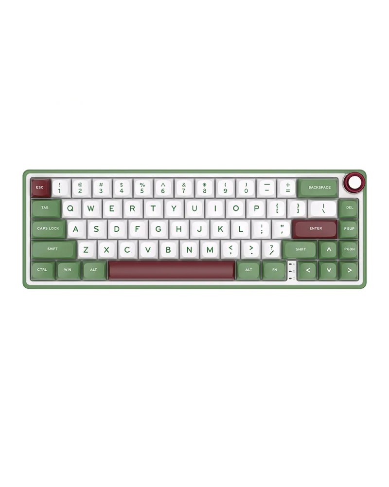 Клавіатура Royal Kludge R65 Wired UA\RU\ENG Cherry Profile (Chartreuse Switch) Green Sand (RK-R65UARUENG-CHP-CS-GS)