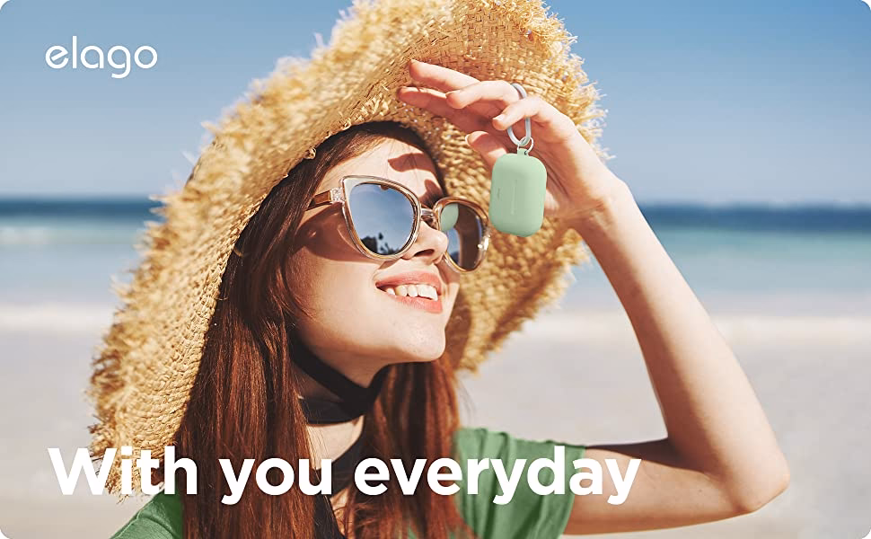 Чохол Elago Silicone Hang Case Pastel Green для Airpods Pro 2nd Gen (EAPP2SC-HANG-PGR) - 1 - 0