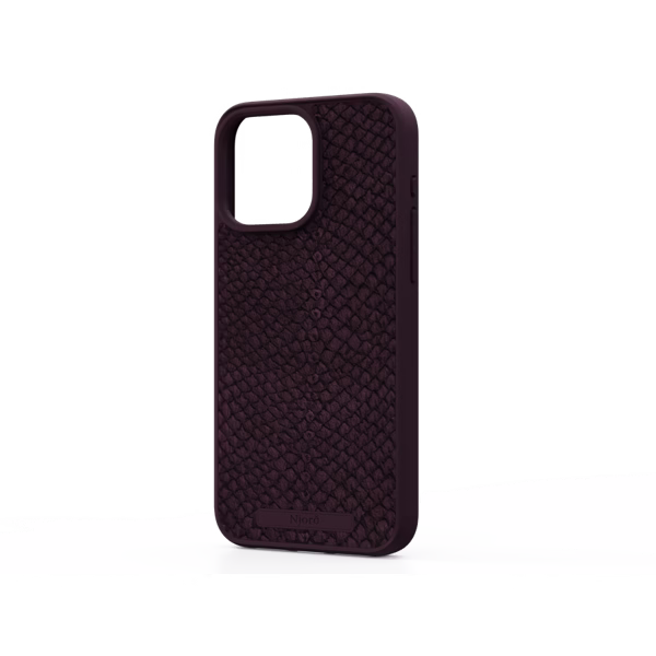 Чохол-накладка Njord Salmon Leather MagSafe Case Rust для iPhone 15 Pro Max